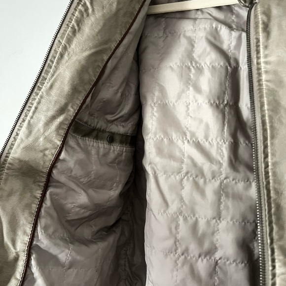 Wilson’s Leather Distressed Biker Jacket - Picture 4 of 8